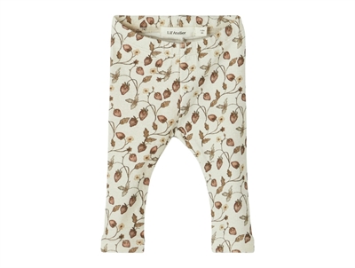 Lil Atelier leggings turtledove print