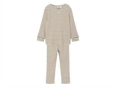 Lil Atelier pyjamas turtledove stripes