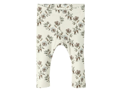 Lil Atelier leggings turtledove print