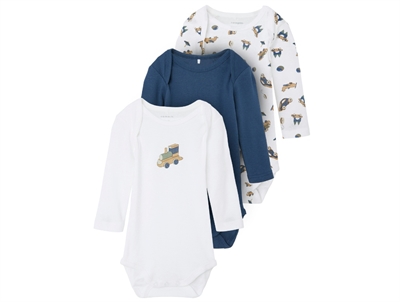 Name It dark denim body wood toy (3-pack)