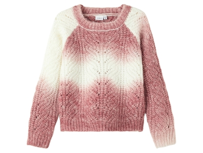 Name It knitted blouse sangria sunset glitter