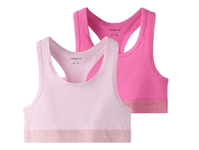 Name It seagrass glitter short tank top (2-pack)