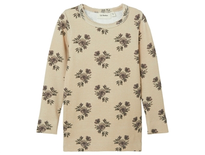 Lil Atelier top warm sand print