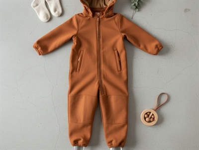 Lil Atelier softshell jumpsuit bran