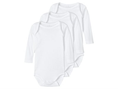 Name It bright white body solid color (3-pack)
