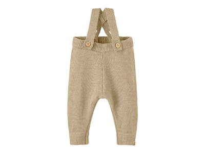 Lil Atelier pants warm sand suspenders