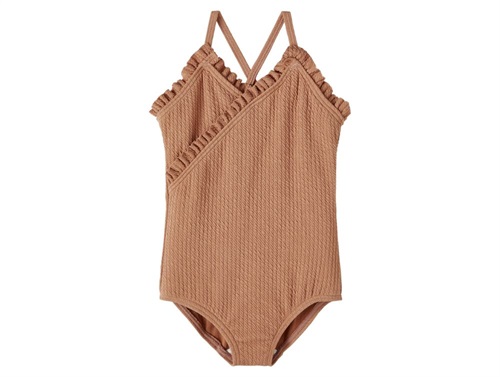 Lil Atelier mocha mousse swimsuit