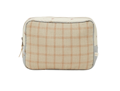 Lil Atelier turtledove toiletry bag print