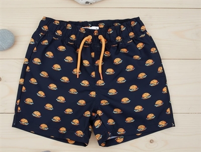 Name It dark sapphire burger swim shorts