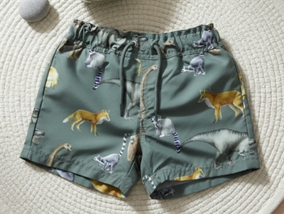 Name It laurel wreath swim shorts print