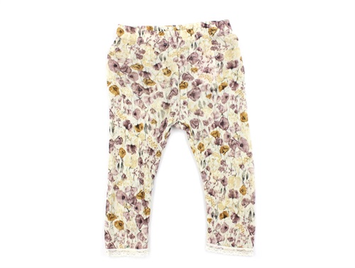 Name It moonbeam floral leggings merino wool