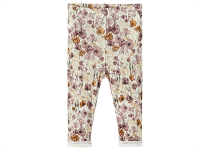 Name It moonbeam floral leggings merino wool