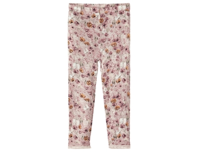 Name It sphinx floral rib leggings merino wool
