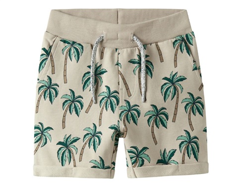 Name It shorts beige with palm trees  