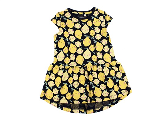 Name It dark sapphire lemons dress