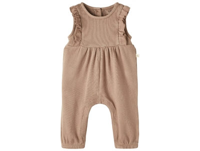 Lil Atelier mocha mousse overall