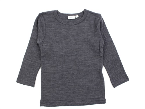 Name It iron gate blouse merino wool