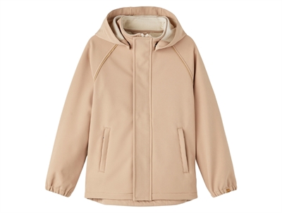 Lil Atelier nougat transitional soft shell jacket