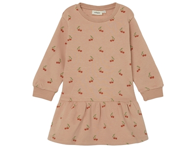 Lil Atelier sweat dress sirocco cherry