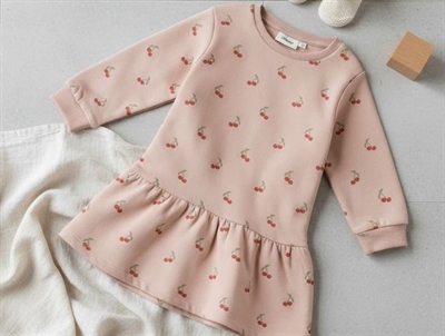 Lil Atelier sweat dress sirocco cherry