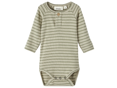 Lil Atelier body moss gray stripes