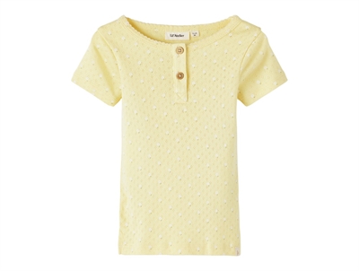 Lil Atelier double cream top flowers