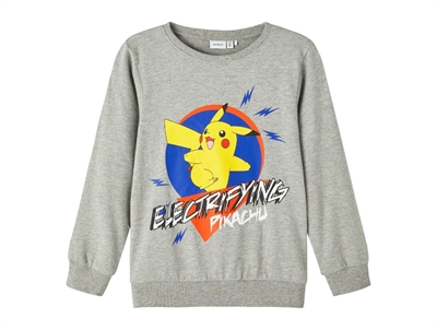Name It sweatshirt grey melange Pokemon
