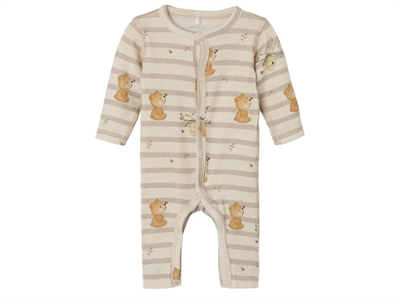 Name It jumpsuit peyote melange with bear print