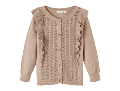 Lil Atelier rose dust cardigan