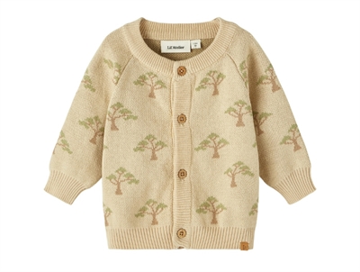 Lil Atelier pebble melange cardigan