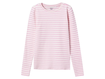 Name It parfait pink stripe top