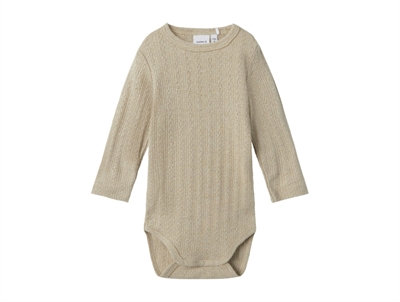 Name It pure cashmere melange glitter body