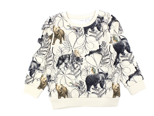Name It peyote melange printed sweatshirt