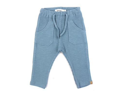 Lil Atelier smoke blue pants
