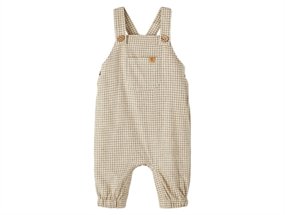 Lil Atelier rain drum checkered loose overall
