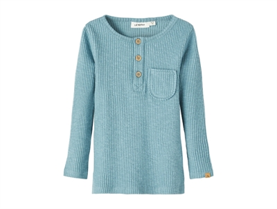 Lil Atelier smoke blue top