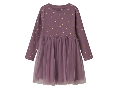 Name It arctic dusk glitter tulle dress