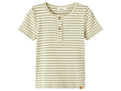Lil Atelier sage t-shirt stripes