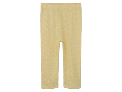 Lil Atelier double cream flower leggings