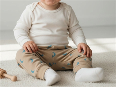 Lil Atelier white pepper sweatpants moon