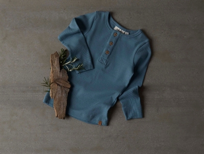 Lil Atelier smoke blue bluse