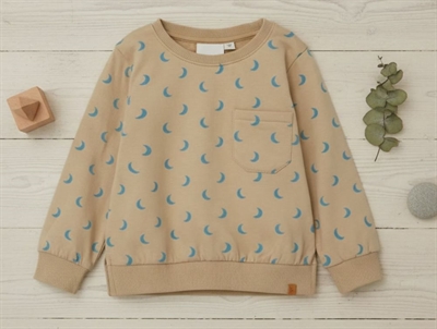 Lil Atelier white pepper sweatshirt moon