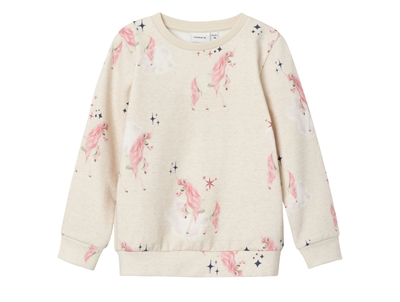 Name It peyote melange unicorn sweatshirt