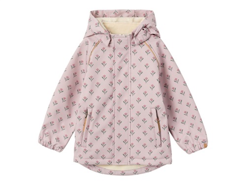 Lil Atelier violet ice floral transition jacket