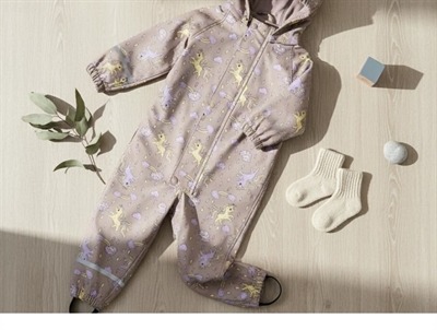 Name It deauville mauve unicorn rain suit