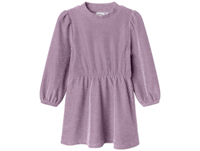 Name It lavender mist glitter dress