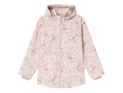 Name It burnished lilac floral transition jacket