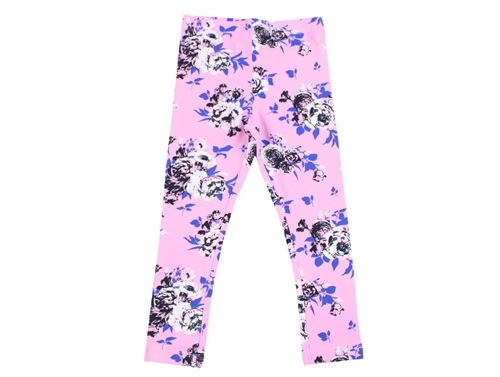 Name It pastel lavender big flower leggings