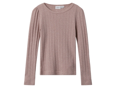 Name It deauville mauve melange glitter top