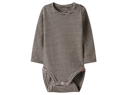 Name It bodysuit peyote melange with cars